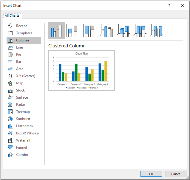 Excel chart in powerpoint