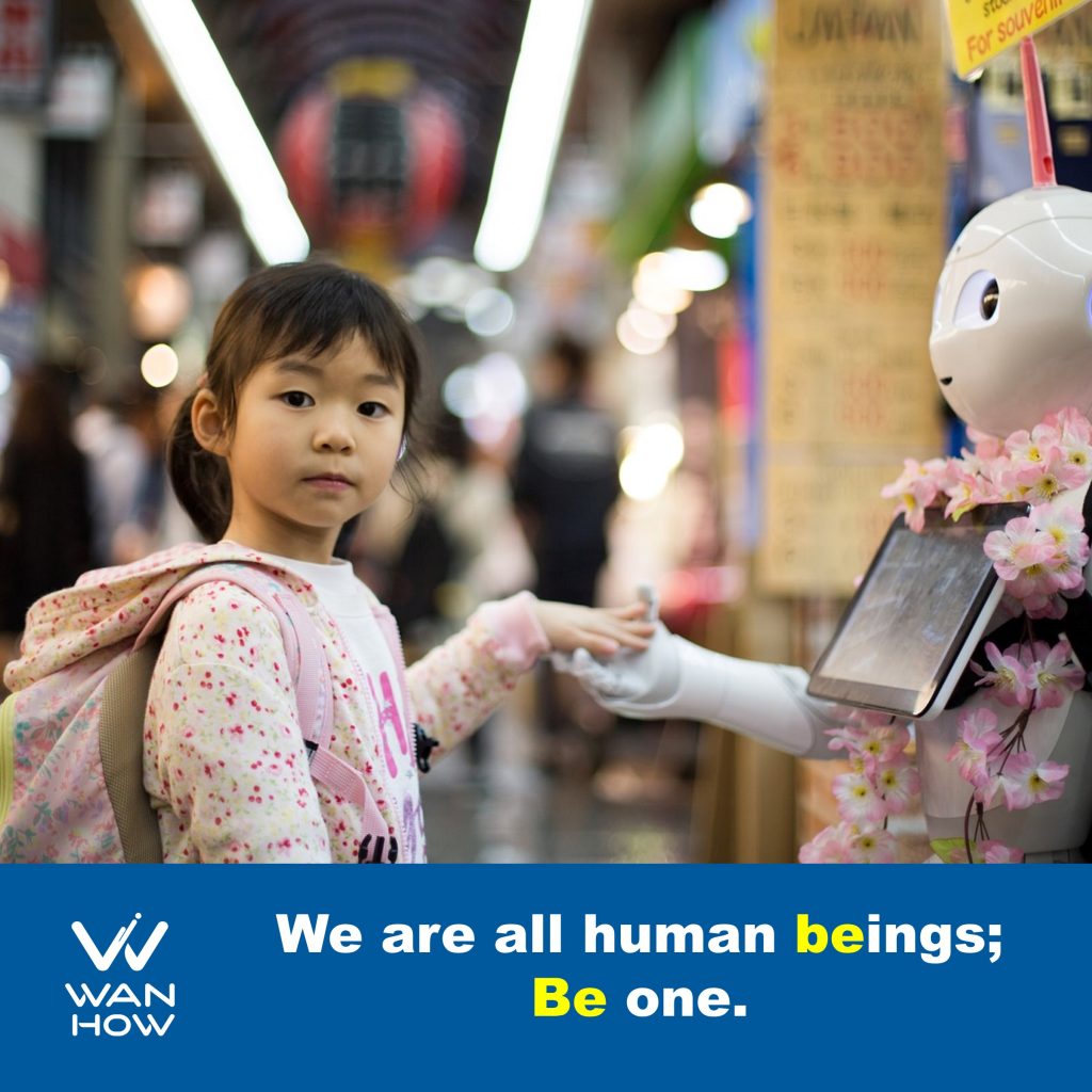 We are all human beings; be one