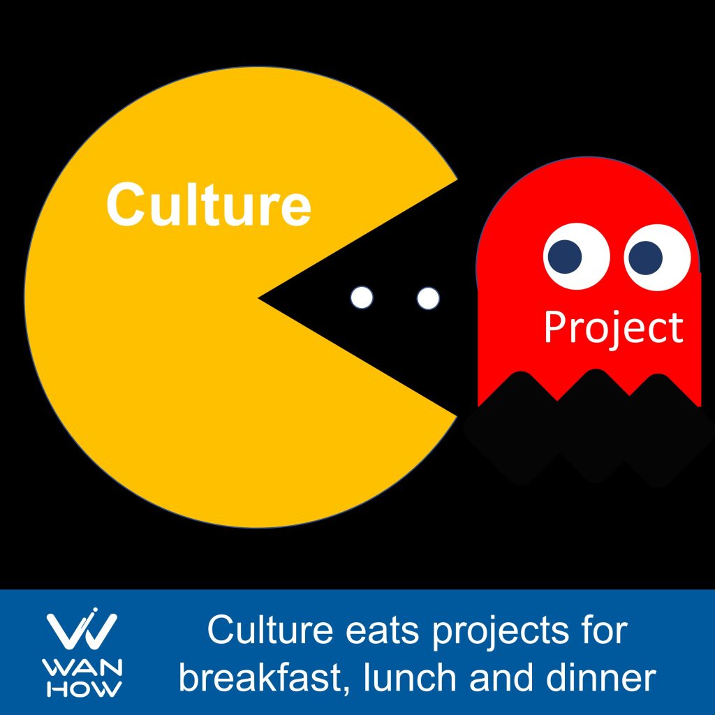 Culture eats projects for breakfast, lunch and dinner
