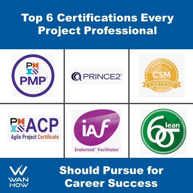 The Top 6 Certifications Every Project Management Professional Should Pursue for Career Success